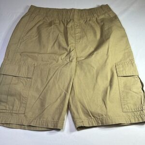 NWT‎ CHILDREN'S PLACE BOYS SIZE 14H KHAKI CARGO UNIFORM SHORTS ADJUSTABLE WAIST